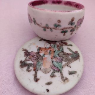 Cajita china antigua porcelana