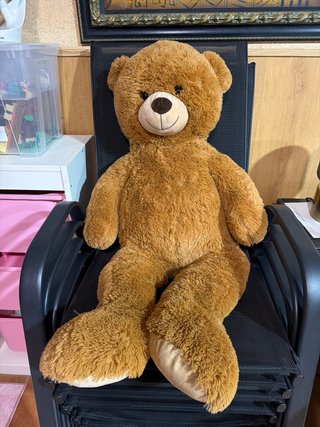 Oso de peluche grande marrón