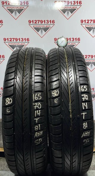 -165 70 14 T GOODYEAR RUEDA AL 90% VIDA UTIL