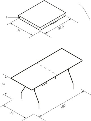 Mesa Picnic Plegable + 2 Bancos New Koln 180cm