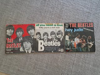 Vinilos The Beatles (3 unidades).