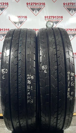 205 75 16C R BRIDGESTONE RUEDA AL 90% VIDA UTIL