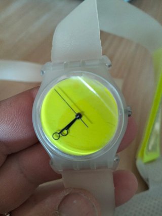 Swatch GK340 2001 Neon Yellow