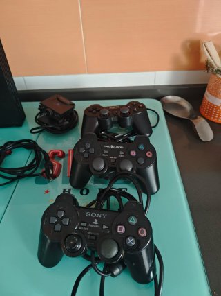 PS2 Playstation 2 Negra Completa