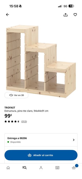 Mueble Almacenaje habitación infantil