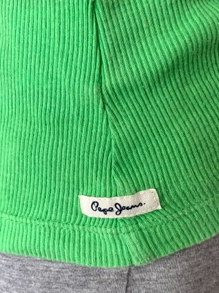 Camiseta tirantes Pepe Jeans verde