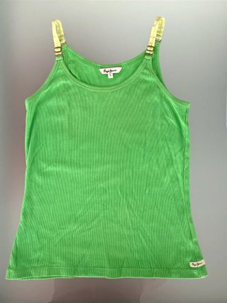 Camiseta tirantes Pepe Jeans verde