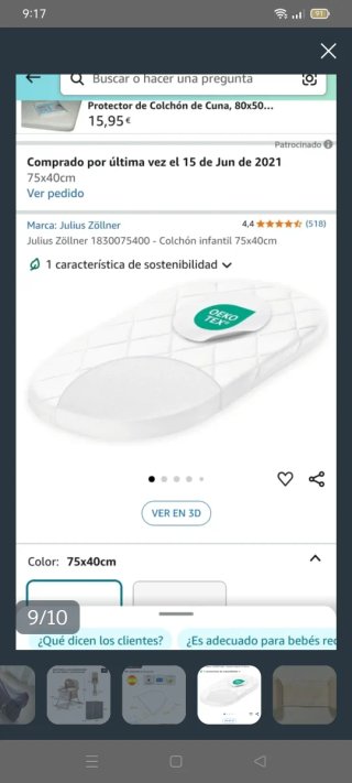 Cuna Moisés Gris con Capota