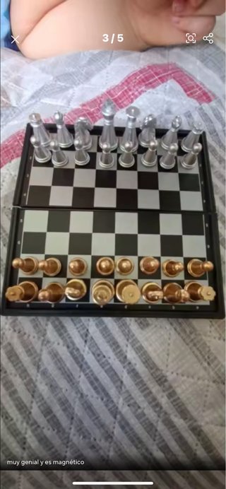 Ajedrez magnético plegable
