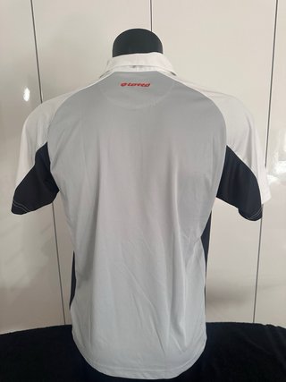 Polo da tennis Lotto con colletto con zip al colle