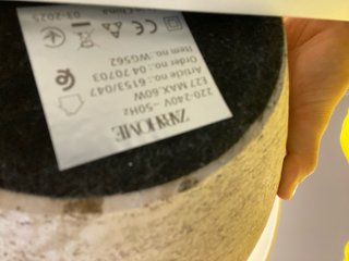 Lámpara de mesa Zara Home tamaño grande