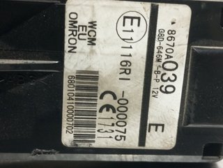 ANTIRROBO / LLAVE CONTACTO PEUGEOT 4007 4HN 8670A
