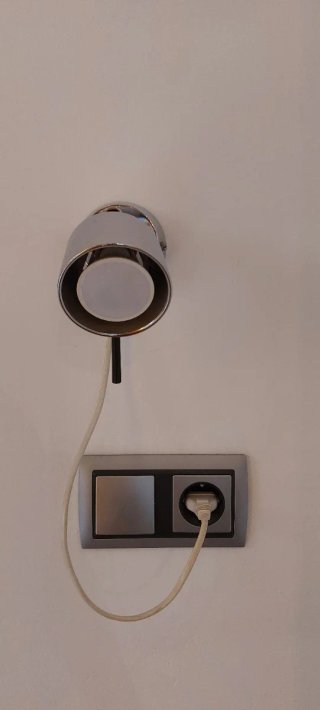 Apliques de pared plateados