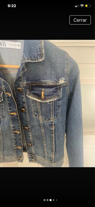 Cazadora vaquera Zara Talla XS