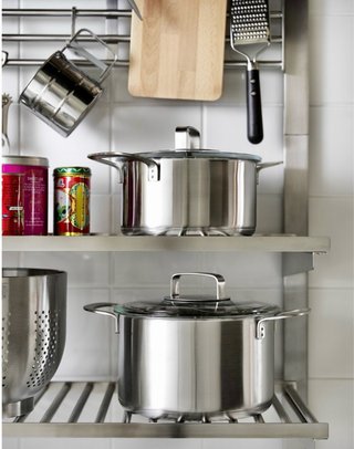 Estantería KUNGSFORS IKEA Acero Inoxidable