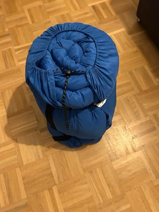 Saco de dormir doble azul