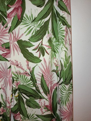 Pantalón estampado pata ancha (palazzo)