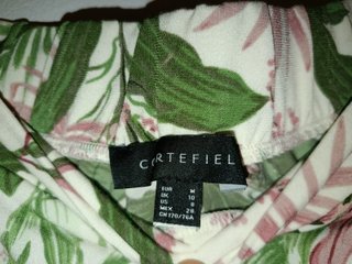 Pantalón estampado pata ancha (palazzo)