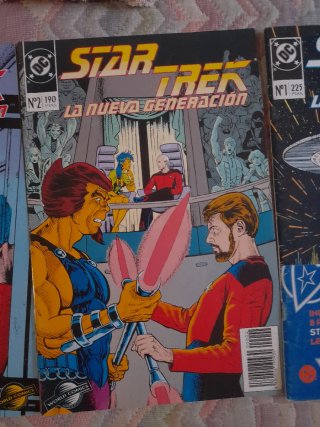 Cómic StarTrek La Nueva Generación.