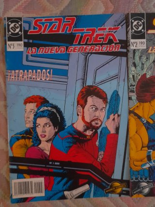 Cómic StarTrek La Nueva Generación.