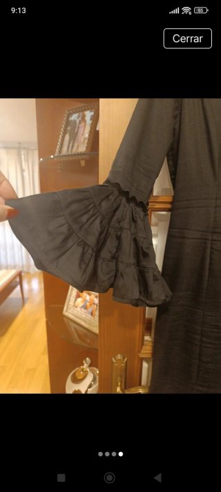 Traje Flamenca Canastero Negro Talla M