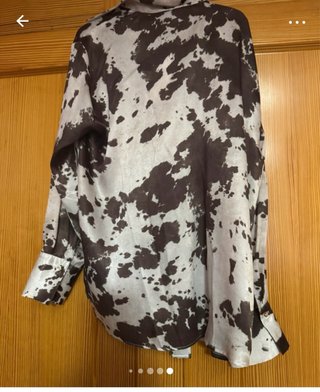 Camisa Zara Vaca XS