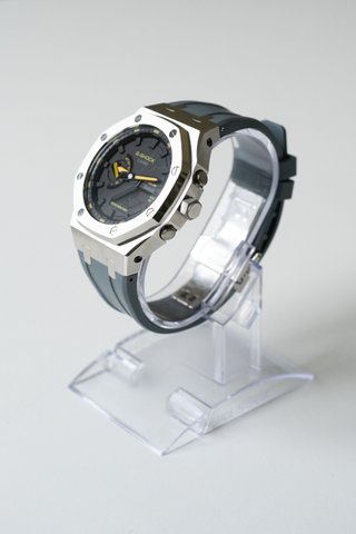 Reloj G-Shock GA-2100 Mod Acero Gris