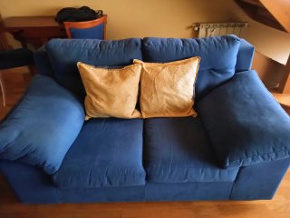 Sofá de 2 plazas azul Oferta dos días!!!!