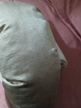 Coppia Cuscini Rotondi Dorati