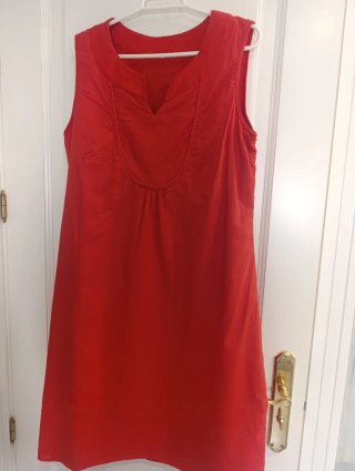 Vestido rojo de verano