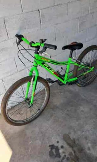 Bicicleta infantil verde