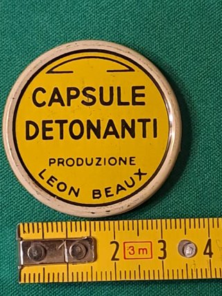 Scatolina Latta Capsule Detonanti Leon Beaux