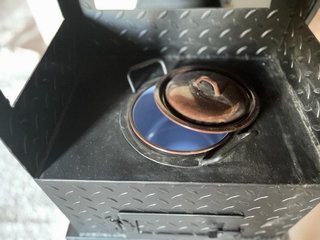 Olla Ferroviaria Negra Metal