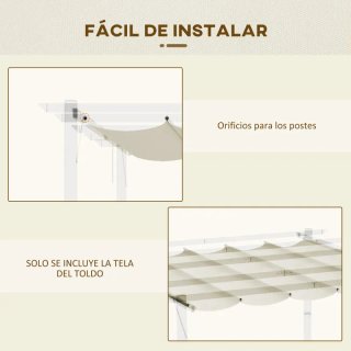 Tela de Repuesto 3,5x2,6m Pérgola 4x3