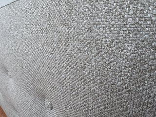 Cabezal Cama Tapizado Gris 135cm