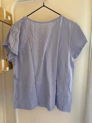 Camiseta coquette azul bebé