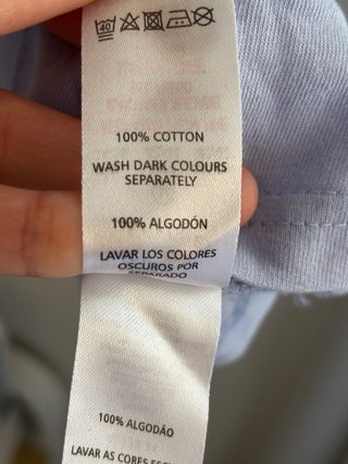 Camiseta coquette azul bebé