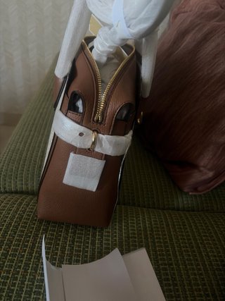 Borsa Michael Kors marrone e bianca