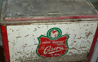 Botellero La Casera Antiguo Metal