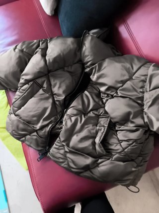 Abrigo Massimo Dutti verde oliva