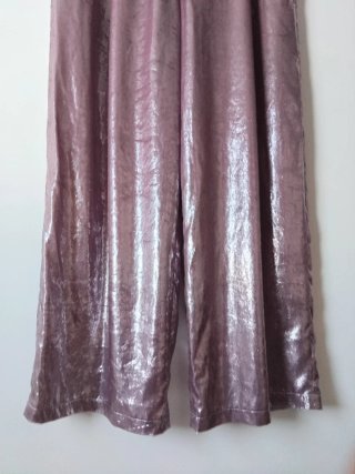 Pantaloni Alysi ampi rosa antico