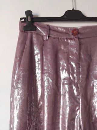 Pantaloni Alysi ampi rosa antico