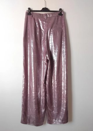 Pantaloni Alysi ampi rosa antico