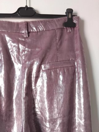 Pantaloni Alysi ampi rosa antico