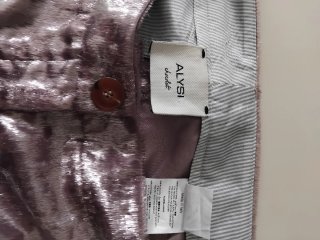 Pantaloni Alysi ampi rosa antico