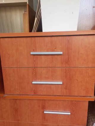 Cajonera de 2 cajones madera y metal