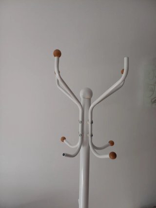 Perchero de pie blanco 180cm