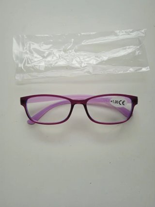 Gafas de lectura rosa/púrpura +1.00