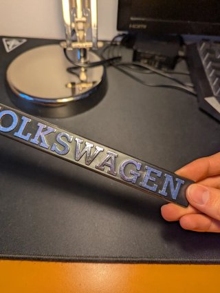 Scritta Logo Volkswagen VW