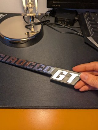 Scritta Logo Scirocco GT